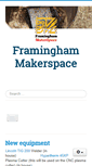 Mobile Screenshot of framinghammakerspace.org